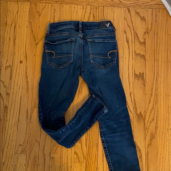 AE Dark Wash Super Stretch Jegging - Picture 2 of 2